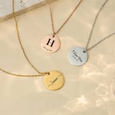 Customized Coin Necklace with Your Thoughts