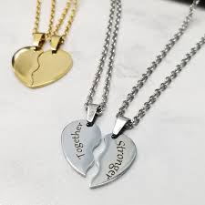 Heart Broken Necklace with Your Name