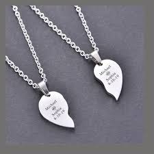 Heart Broken Necklace with Your Name