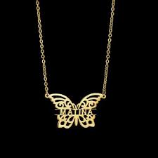 Butterfly Necklace with Your Name