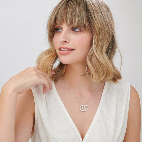 Interlocking Heart Necklace: A Symbol of Eternal Love