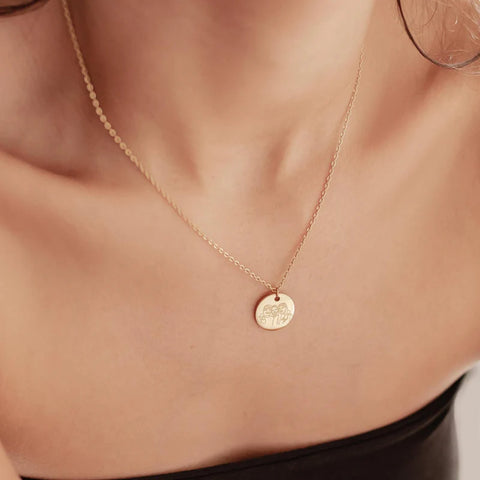 PORTRAIT COIN NECKLACE