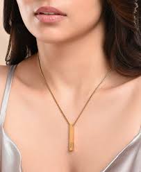 Sleek Bar Necklace for Women