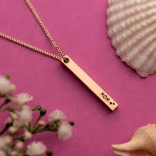 Sleek Bar Necklace for Women