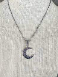 CRESCENT MEN NECKLACE | SILVER
