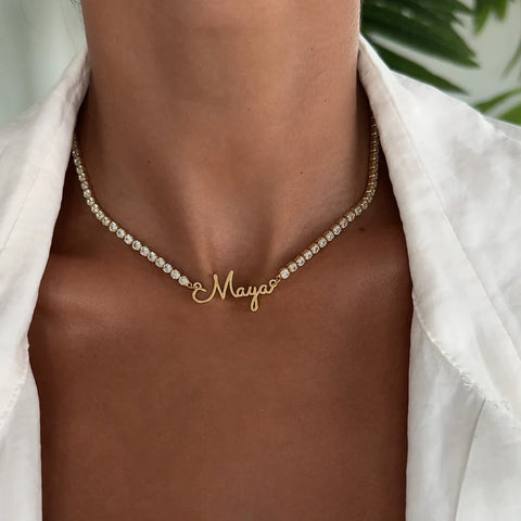 ICY LONDON NAME NECKLACE
